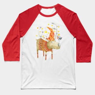 Christmas Reindeer Baseball T-Shirt